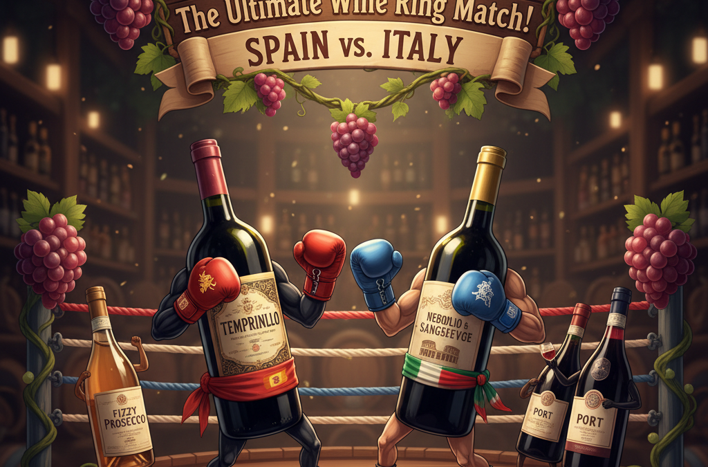 Tapas e Ring di Vino: Degustazione Spagna vs Italia